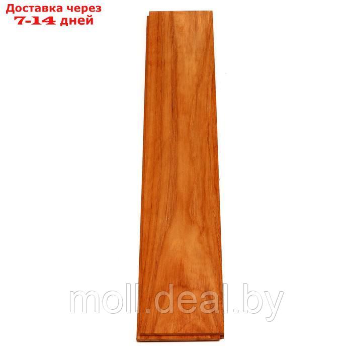 Напольное покрытие из тикового дерева марки C Jumbo 1,6х12.5х80 см (набор 12 шт) - фото 5 - id-p226889943