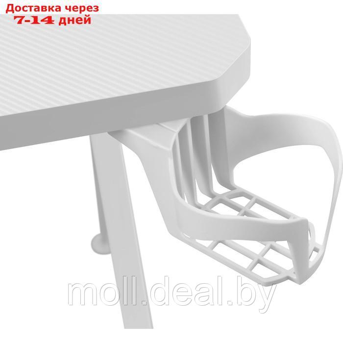 Стол игровой Defender Infinity, 120х75х60 см, нагрузка до 110 кг, подсветка, белый - фото 10 - id-p227092166