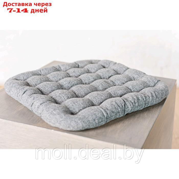 Подушка для йоги "БИО", 40х40 см, цвет серый - фото 2 - id-p227109713