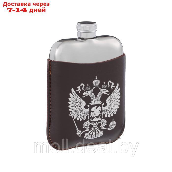 Фляжка для алкоголя и воды из нержавеющей стали, чехол, подарочная, армейская, 180 мл, 6 oz - фото 2 - id-p227076251