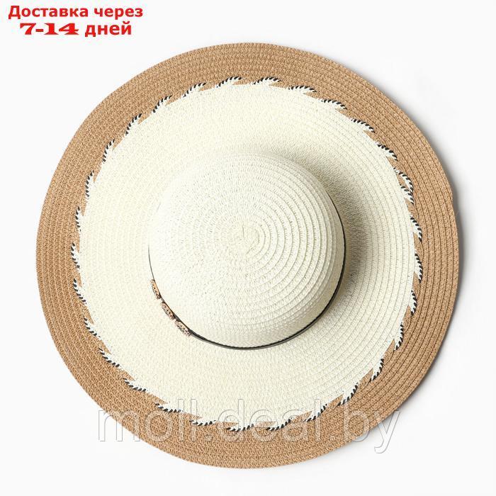 Шляпа женская MINAKU, цв. светло-коричневый, р-р 58 - фото 2 - id-p227091157