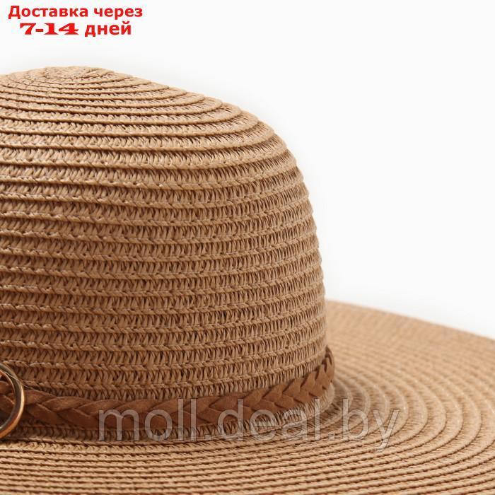 Шляпа женская MINAKU, цв. светло-коричневый, р-р 58 - фото 3 - id-p227091160