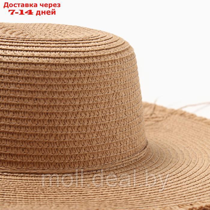 Шляпа женская MINAKU, цвет светло-коричневый, р-р 58 - фото 3 - id-p227091161