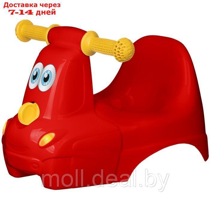 Горшок детский в форме игрушки "Машинка" Lapsi 420х285х265мм, цвет красный