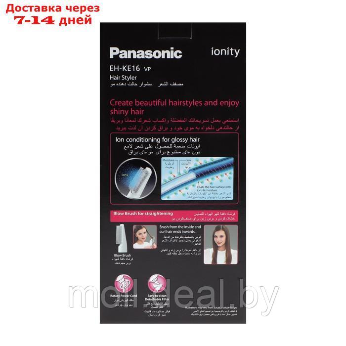 Расчёска-выпрямитель PANASONIC STYLER EH-KE16-VP615, 650 Вт, 2 режима, бело-розовая - фото 5 - id-p227103342