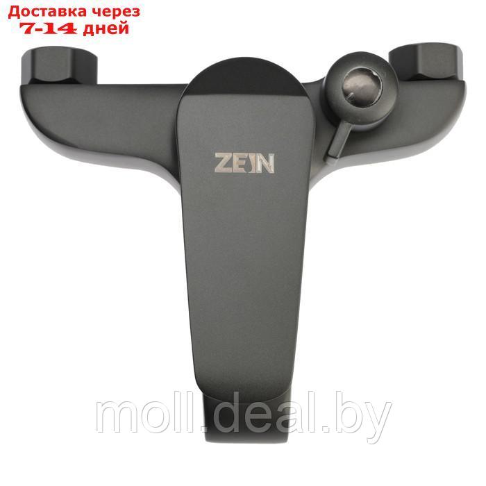 Смеситель для ванны ZEIN Z3856, однорычажный, душевой набор, лейка 5 режимов, графит - фото 3 - id-p226889953