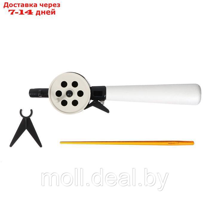 Удочка зимняя, ручка пенопласт длиной 130 мм, диаметр катушки 5.5 см, HFB-8B - фото 5 - id-p227089178