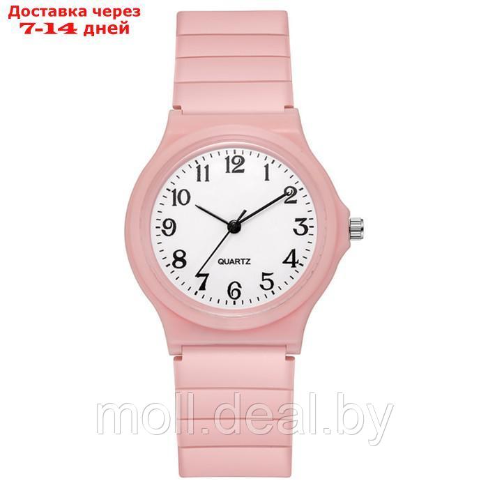Часы наручные женские, d-3.6 см, розовые