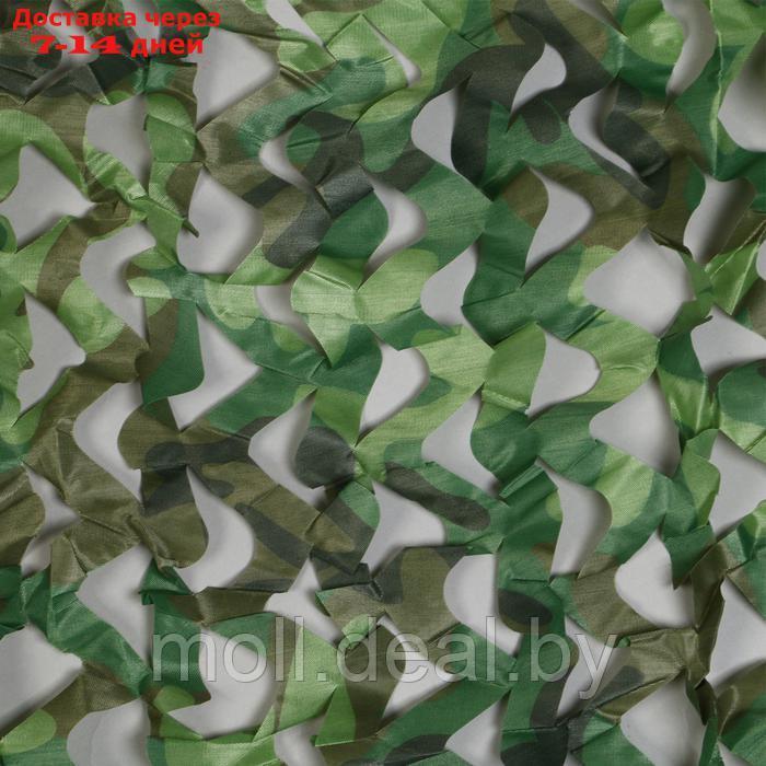 Сетка маскировочная, 3 × 2 м, одинарная, светло-зелёная, коричневая - фото 2 - id-p227075282