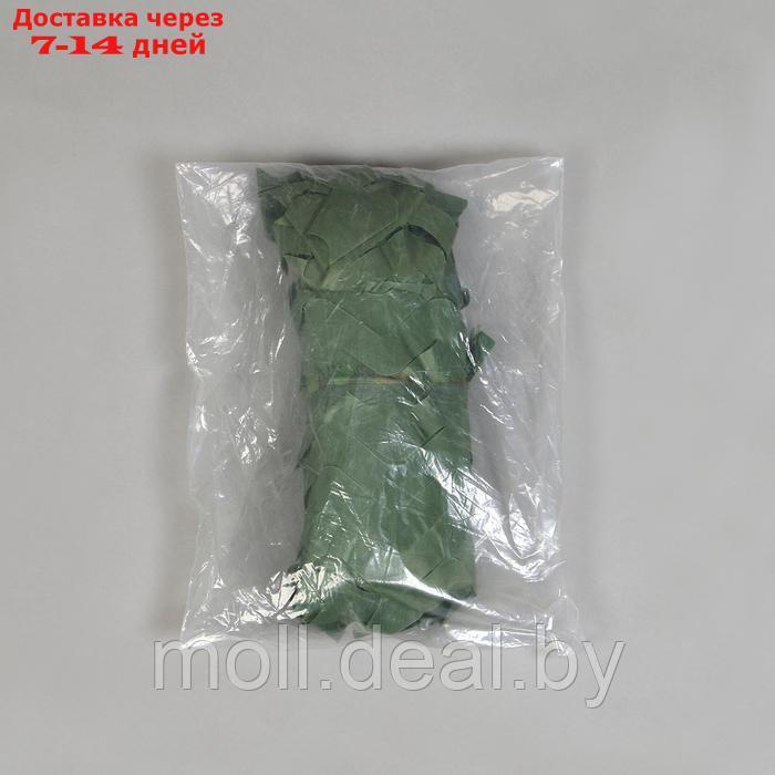 Сетка маскировочная, 3 × 2 м, одинарная, светло-зелёная, коричневая - фото 4 - id-p227075282