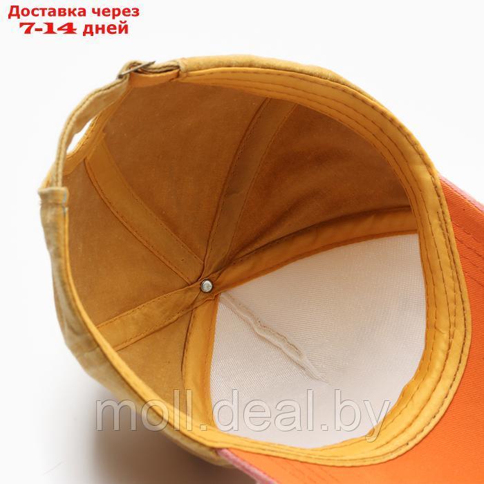 Кепка мужская MINAKU "Sailing team", цвет горчичный, р-р 56-58 - фото 4 - id-p226887001