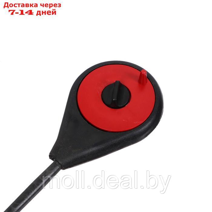 Удочка зимняя балалайка, диаметр катушки 4.5 см, цвет черный красный, HFB-18 - фото 2 - id-p227089189