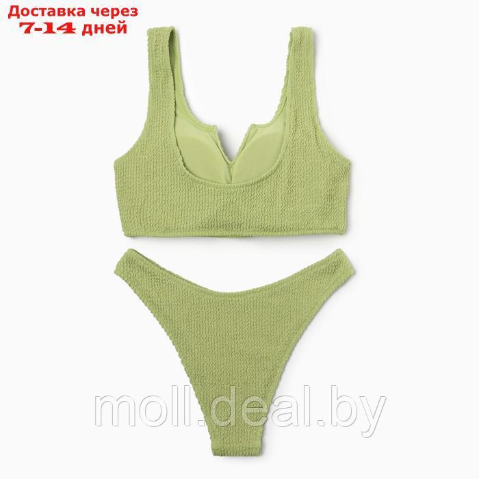Купальник женский раздельный MINAKU цвет зеленый, размер 44 - фото 8 - id-p226890923