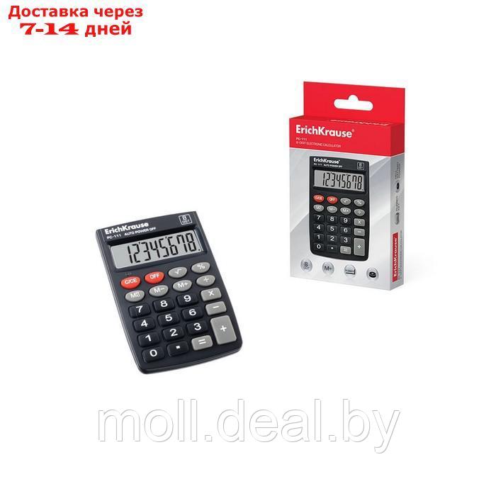 Калькулятор карманный 8-разрядов ErichKrause® PC-111 (в коробке по 1 шт.) - фото 1 - id-p227093246