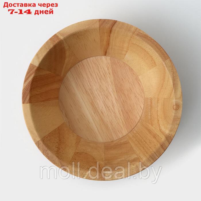 Салатник круглый, 15×7 см, гевея - фото 3 - id-p227076285