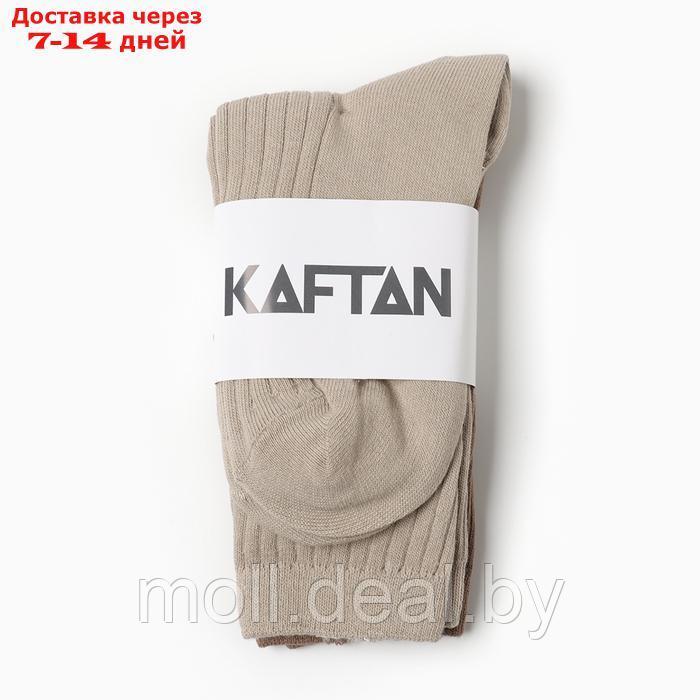 Набор женских носков KAFTAN Base, 2 пары, размер 36-39 (23-25 см) молочн/беж - фото 3 - id-p227087219