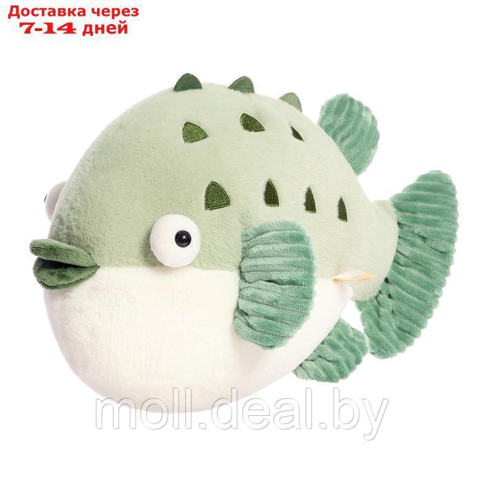 Мягкая игрушка — подушка "Рыба БО", 35 см