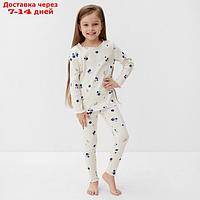 Пижама детская (лонгслив и брюки) KAFTAN Little berry р.30 (98-104)