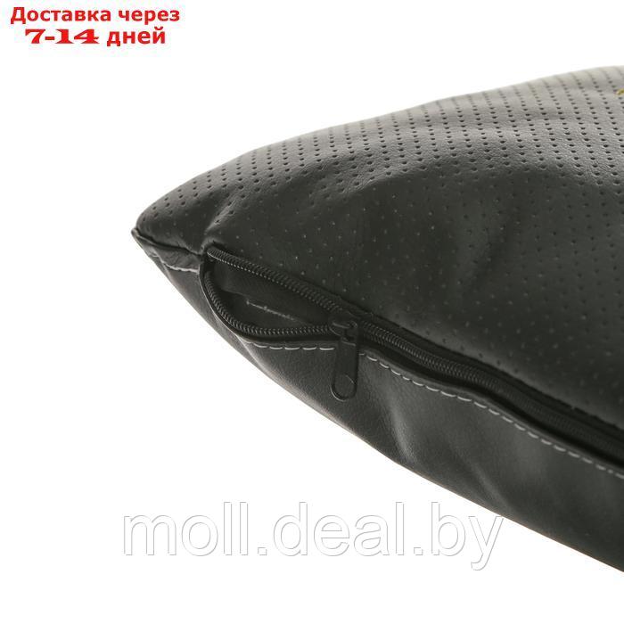 Подушка автомобильная МАТЕХ ЧЕРЕПА LINE, 45 х 28 х 12 см, серый - фото 5 - id-p227089195
