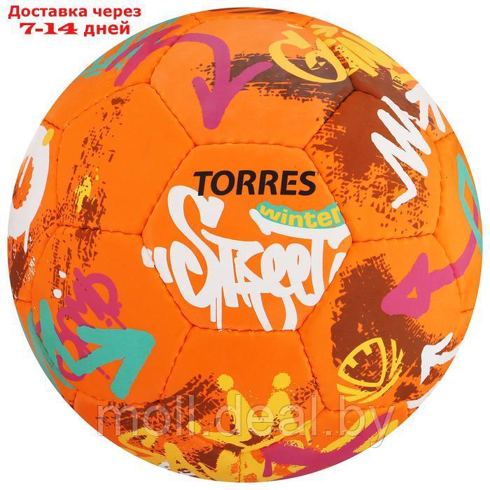 Мяч футбольный TORRES Winter Street F023285, резина, ручная сшивка, 32 панели, р. 5
