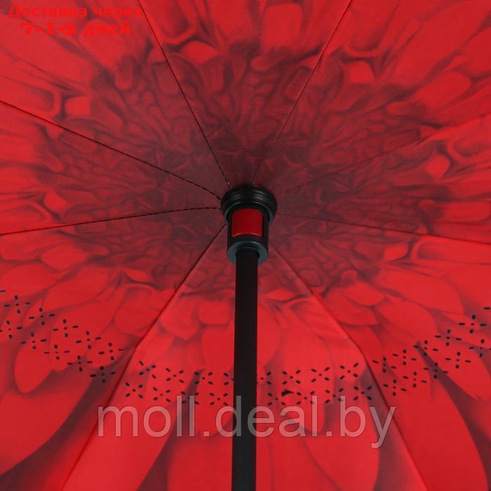 Зонт - наоборот "Цветы", механический, 8 спиц, R = 53 см, цвет МИКС - фото 7 - id-p226887015