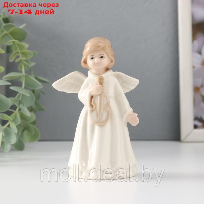 Сувенир керамика "Девочка-ангел со скрипкой" 7х4,6х11 см - фото 1 - id-p227081274