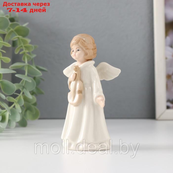 Сувенир керамика "Девочка-ангел со скрипкой" 7х4,6х11 см - фото 2 - id-p227081274