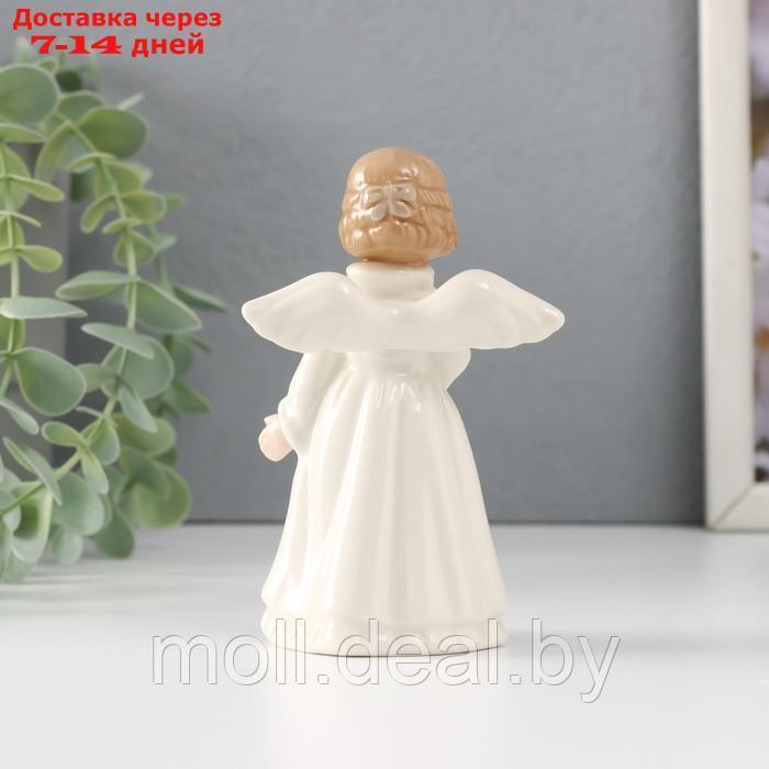 Сувенир керамика "Девочка-ангел со скрипкой" 7х4,6х11 см - фото 3 - id-p227081274