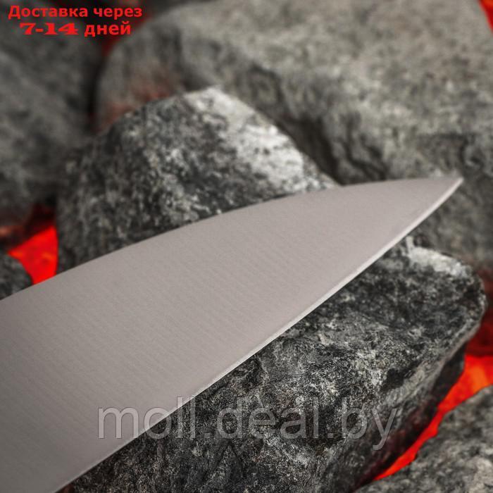 Нож кухонный "Samura BAMBOO" шеф, лезвие 24 см, стальная рукоять - фото 4 - id-p227113999