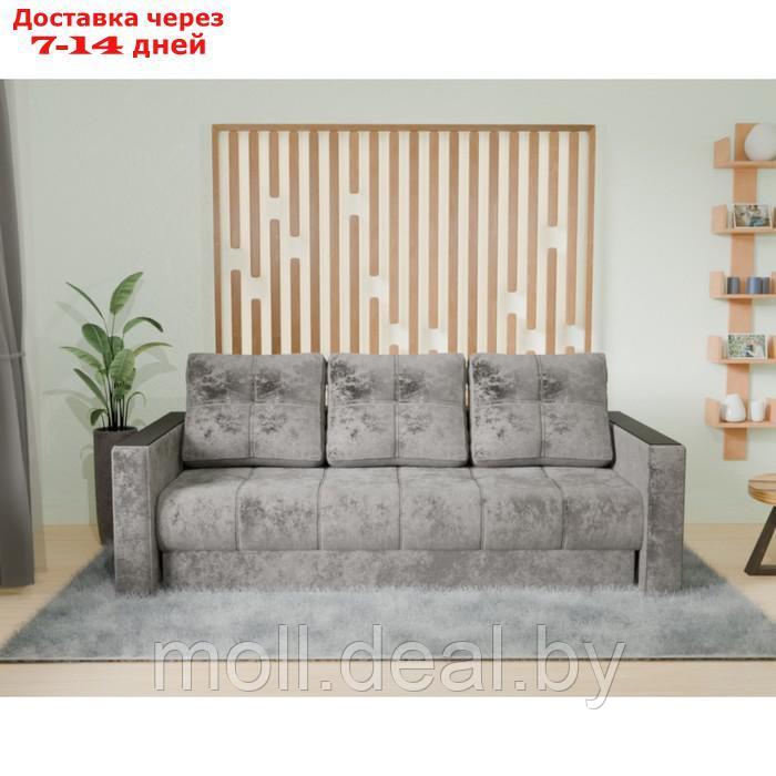 Прямой диван "Лофт 1", механизм пантограф, независимый пружинный блок, цвет симпл 8 - фото 1 - id-p227078266