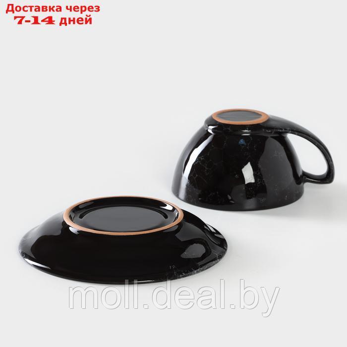 Чайная пара керамическая "Вуаль", 2 предмета: чашка 250 мл, блюдце d=15 см - фото 4 - id-p227076297