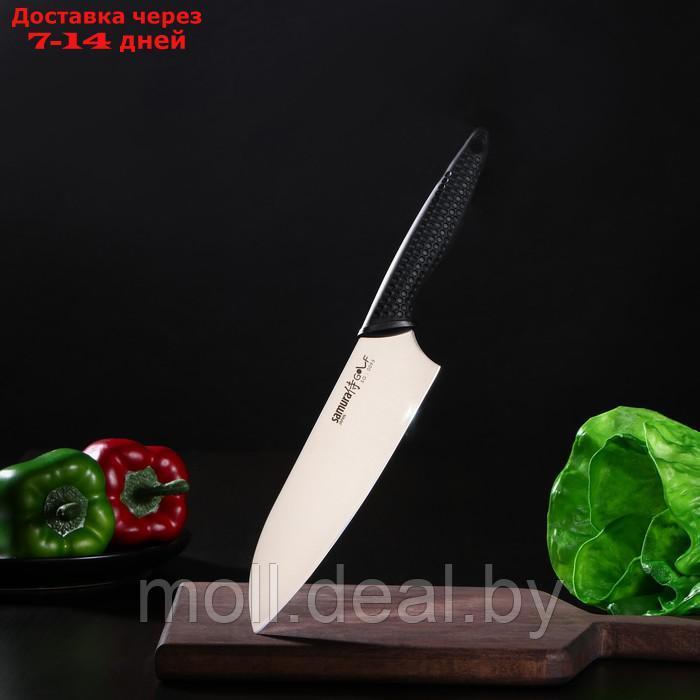 Нож кухонный "Samura GOLF" Сантоку, лезвие 18 см, AUS-8 - фото 1 - id-p227114003