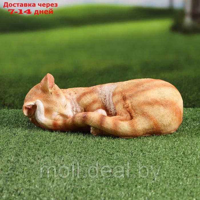 Садовая фигура "Кошка спящая" 29х11см - фото 4 - id-p227075305