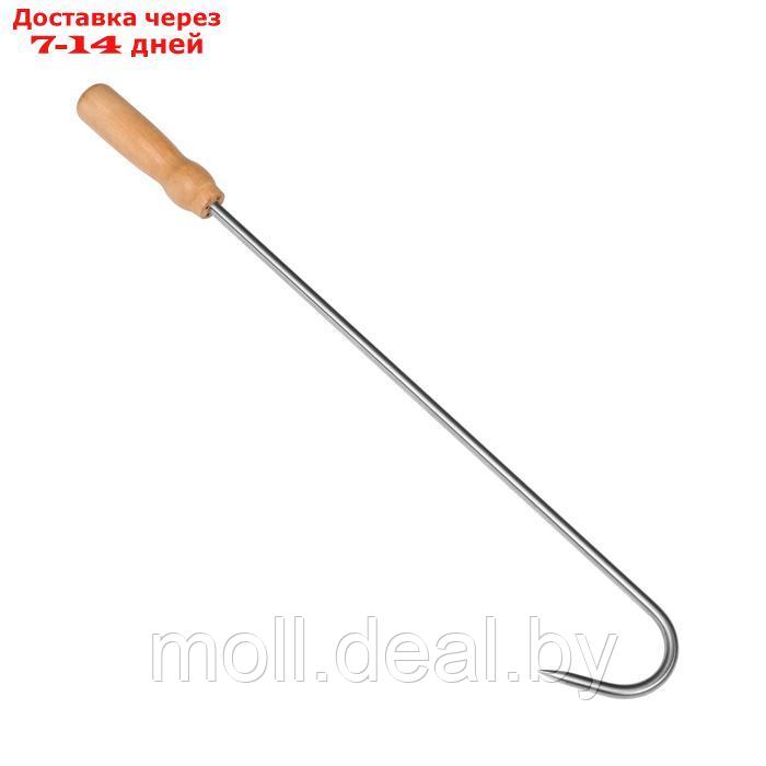 Крюк для мяса универсальный, 49см, с деревянной ручкой - фото 1 - id-p227075307