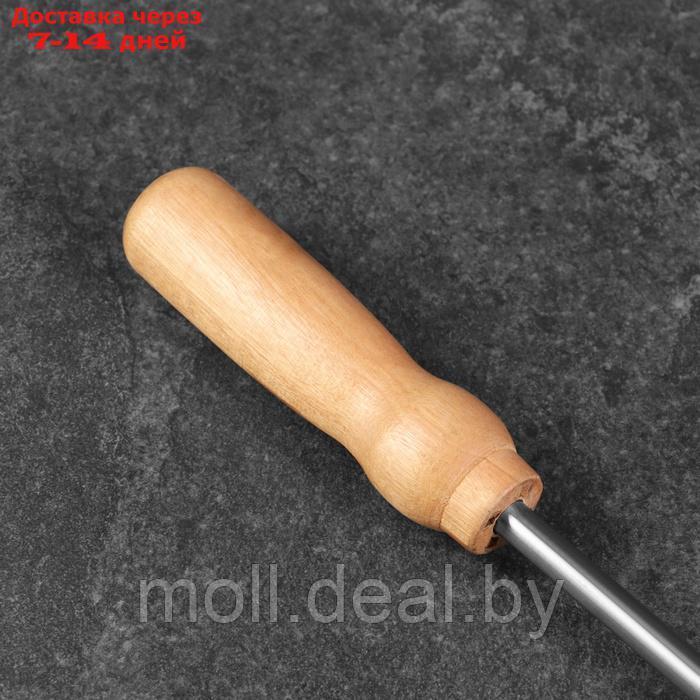 Крюк для мяса универсальный, 49см, с деревянной ручкой - фото 4 - id-p227075307
