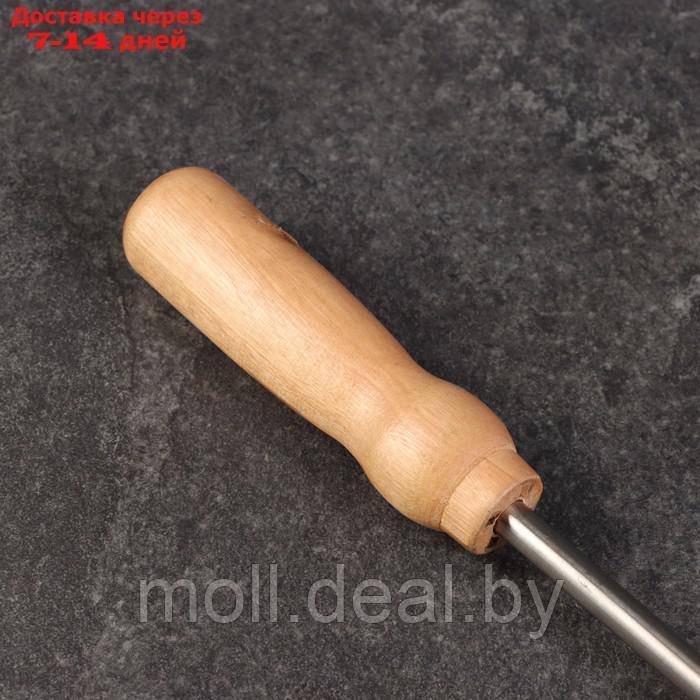 Крюк для мяса универсальный, 49см, с деревянной ручкой - фото 5 - id-p227075307