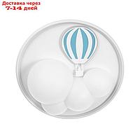 Люстра с ПДУ "Воздушный шар" LED 160Вт 3000-6000К бело-лазурный