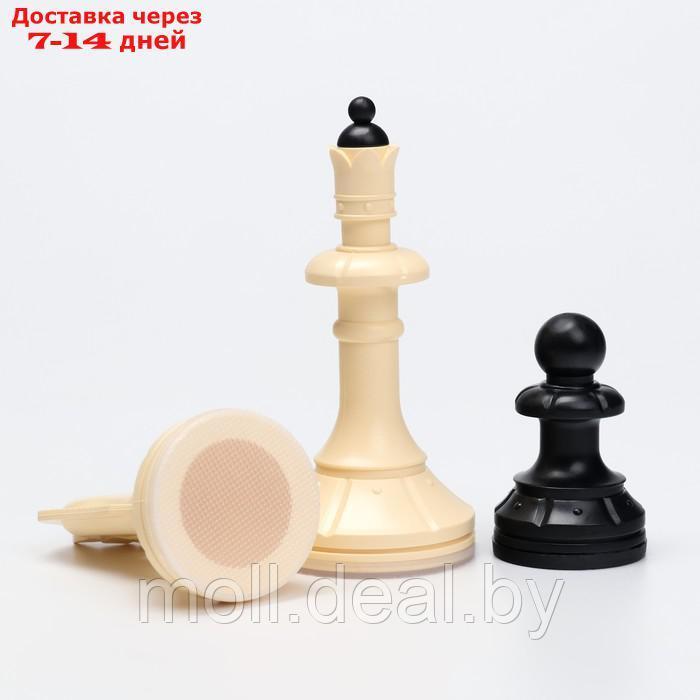 Шахматы гроссмейстерские с шашками, 40х40 см, набор 2в1 "Айвенго" король h=10 см - фото 6 - id-p227090160