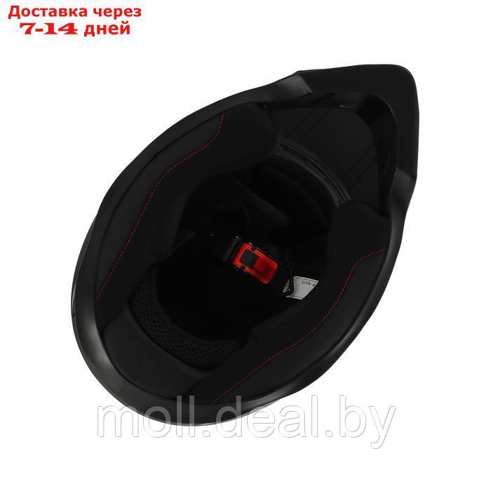 Шлем кроссовый, размер L, модель - BLD-819-7, черный матовый - фото 8 - id-p227089208