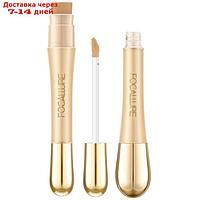 Консилер с кистью Focallure Soft Matte Complete Concealer, тон 02, 8 г