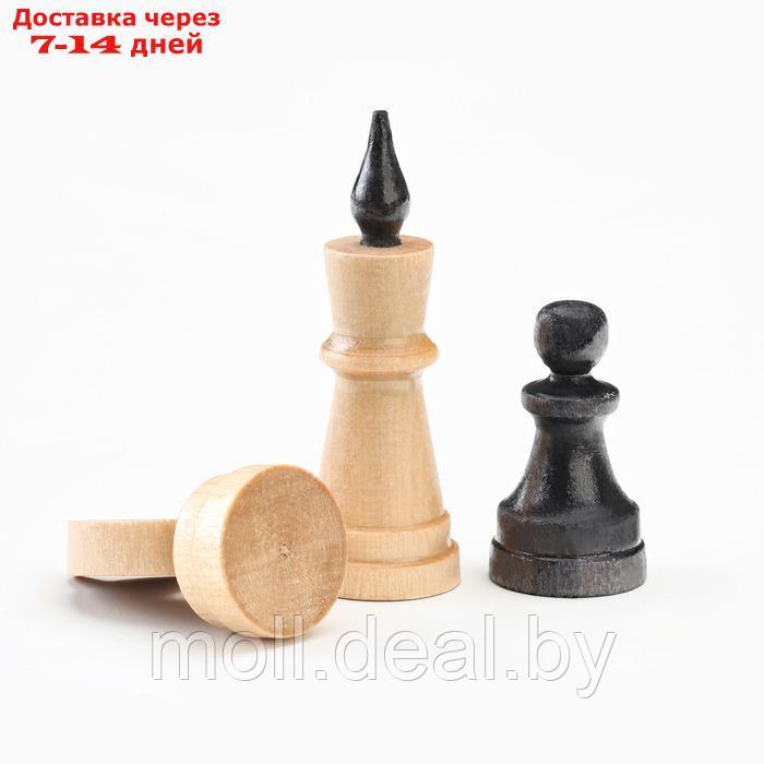 Настольная игра 3 в 1 "Классика": нарды, шахматы, шашки, доска 40 х 40 см - фото 8 - id-p227082283