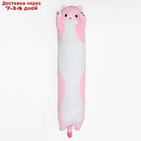 Мягкая игрушка "Котик", 90 см, цвет розовый