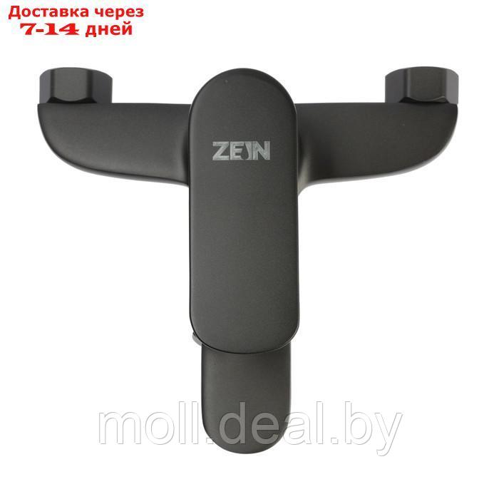 Смеситель для ванны ZEIN Z3853, однорычажный, душевой набор, лейка 5 режимов, графит - фото 2 - id-p226890011