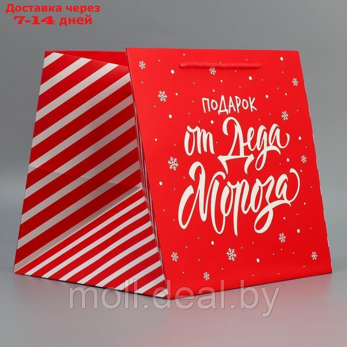 Пакет квадратный "Подарок для тебя", 30 × 30 × 30 см - фото 2 - id-p227101526