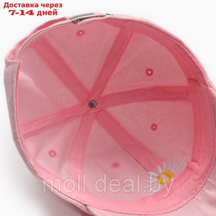 Кепка женская MINAKU "Ромашка", цвет розовый, р-р 54-56 - фото 4 - id-p227088223