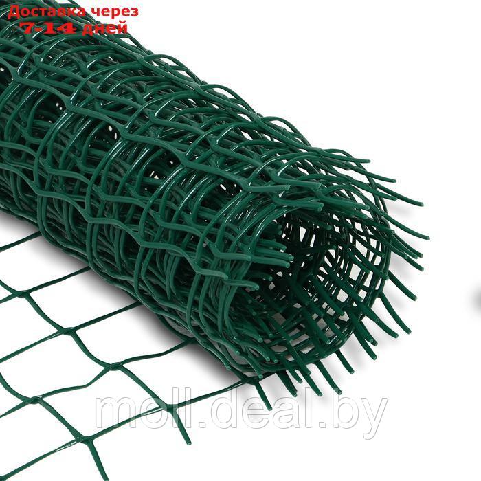 Сетка садовая, 0,5 × 5 м, ячейка квадрат 50 × 50 мм, пластиковая, зелёная, Greengo - фото 1 - id-p227075338