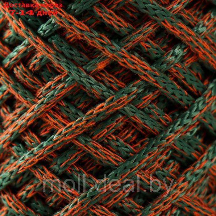 Шнур для вязания 35% хлопок,65% полипропилен 3 мм 85м/165±5 гр ( Рябина/изумруд) - фото 3 - id-p227089245