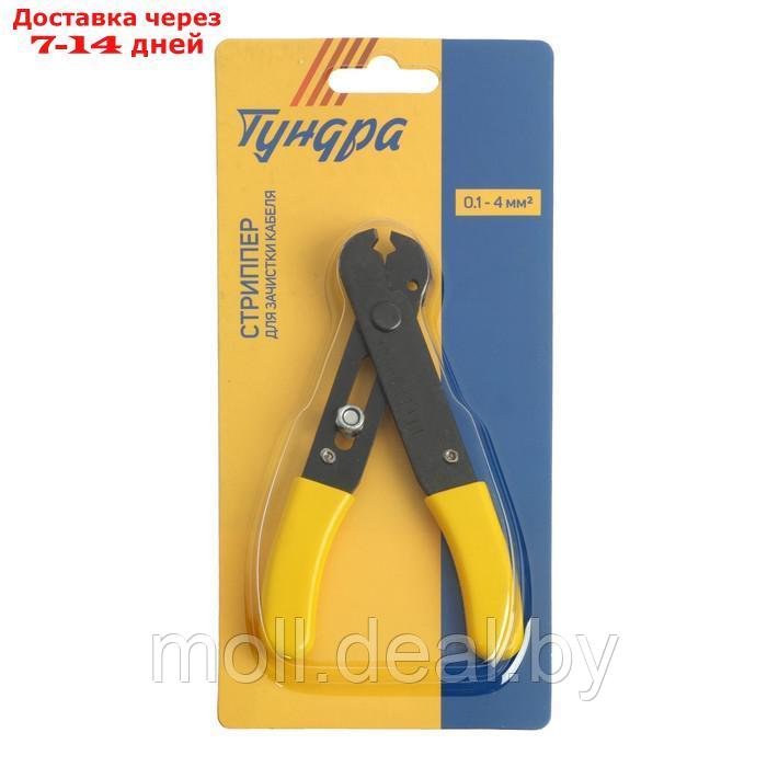 Стриппер ТУНДРА, для зачистки кабеля, 0.1 - 4 мм2 - фото 5 - id-p226890030
