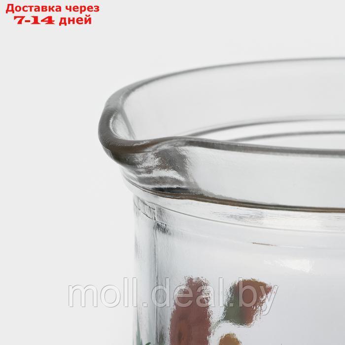 Набор питьевой "Букеты", стеклянный, кувшин 1,7 л + 6 стаканов 230 мл, МИКС - фото 5 - id-p227076349