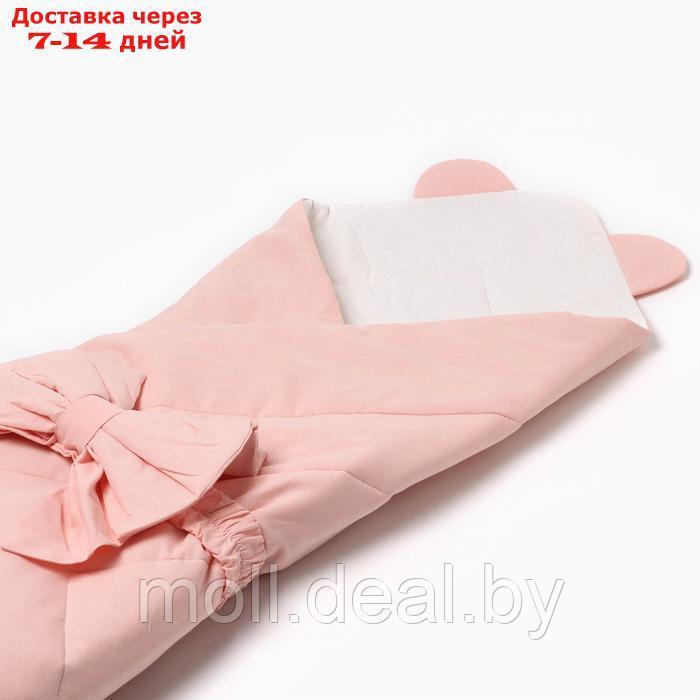 Набор для новорожденного (одеяло, бант), цвет розовый, рост 56-62 - фото 2 - id-p227085310